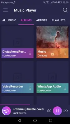 Music Player android App screenshot 3